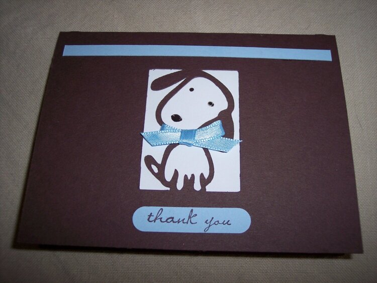 Baby Shower Thank You card