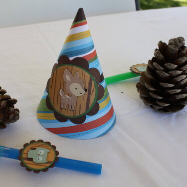 Forest Service Woodland Birthday Party Table Decorations