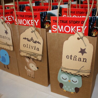 Forest Service Woodland Birthday Party Favor Bags