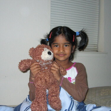 Sree with Teddy