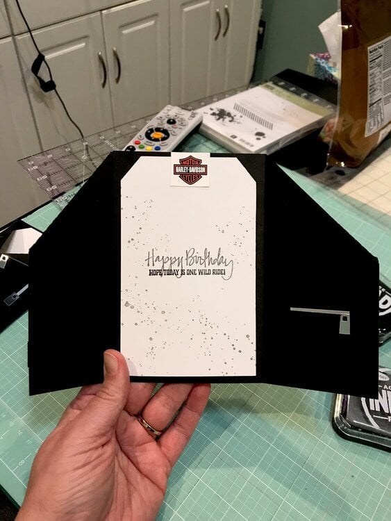Harley Davidson Jacket Birthday Card