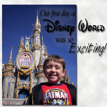 Disney World First Day