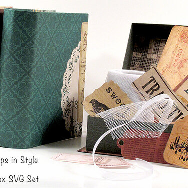 Trinket Book Box SVG Set