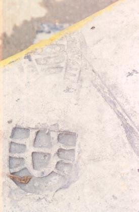 concrete footprint
