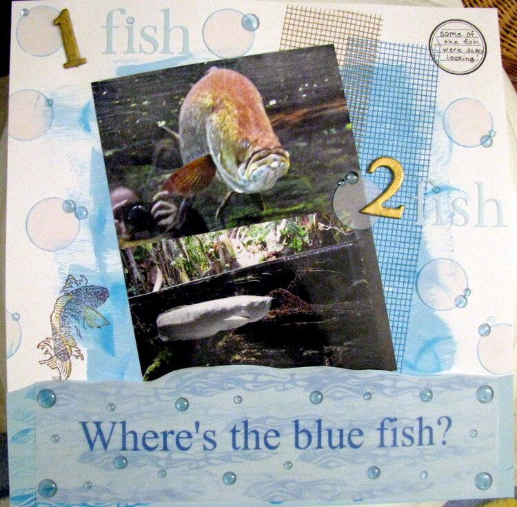 1 Fish, 2 Fish (Traveling Stamps challenge)