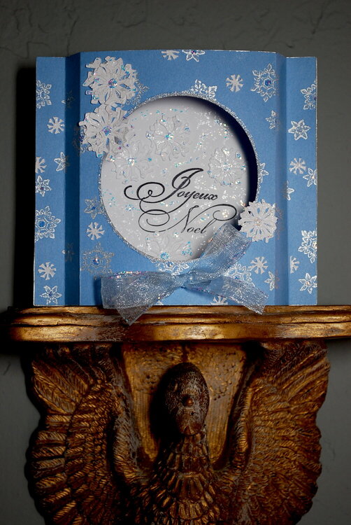 Shadowbox Christmas Card