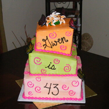 my birthday cake