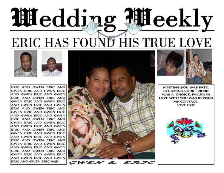 Wedding Weekly newspaper