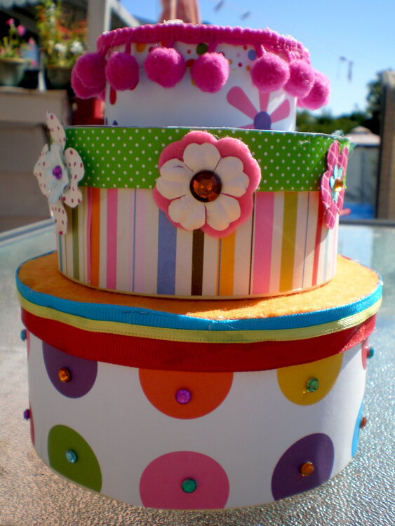 birthday cake box