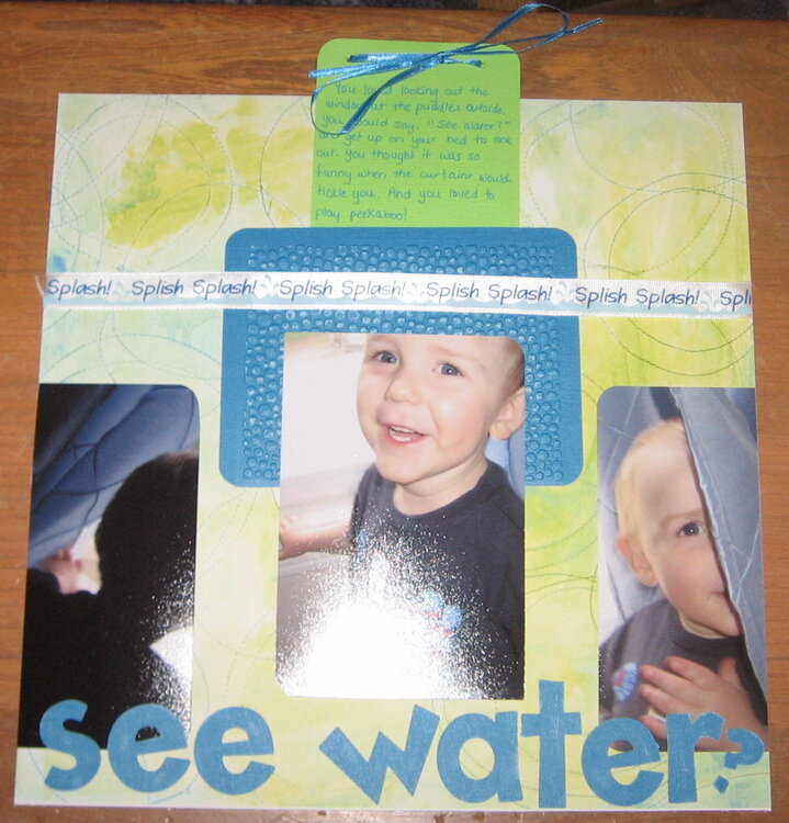 See Water? with hidden journaling