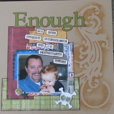 Tough Enough-to use brass knuckles as a teething ring