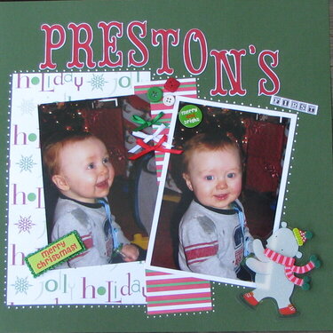 Preston&#039;s First Christmas