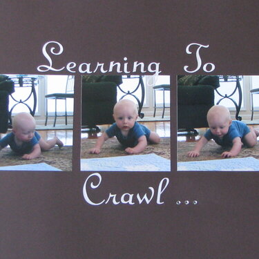 Learning to crawl... what now?