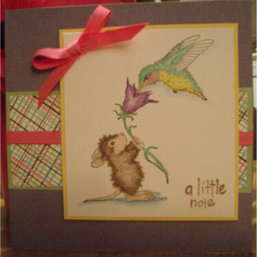 House Mouse Thinking of You Friend