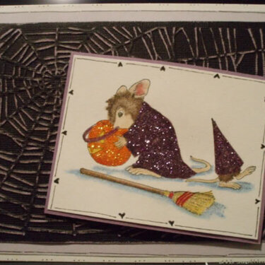 Witchy Halloween Card