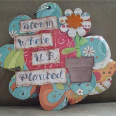 Flower Chipboard Album