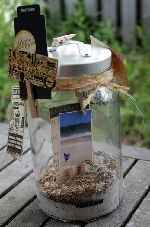 Beach memory Jar