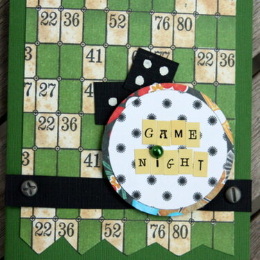 Game Night card