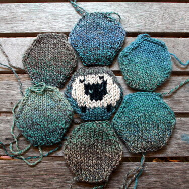 Knitted Hexagon