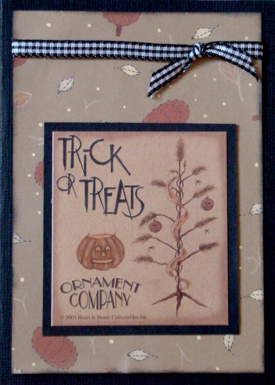 Trick or Treats Ornament Company