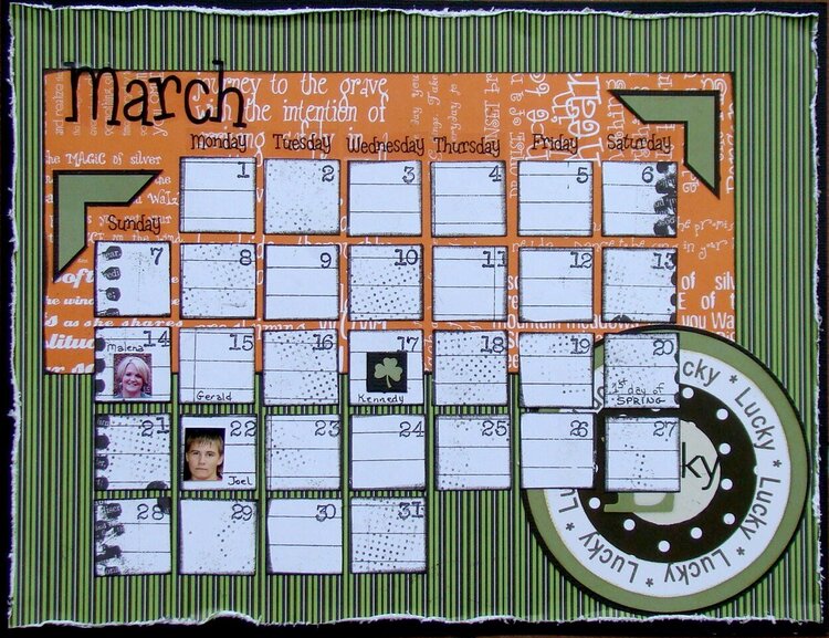 March 2010 calendar
