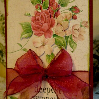 Sympathy card