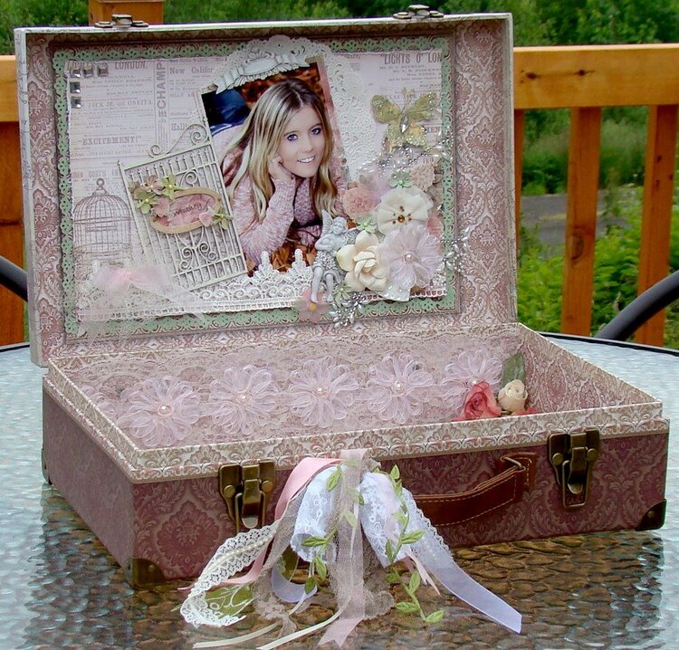 Card suitcase for Whitney