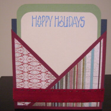 Happy Holidays Pocket Card