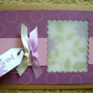 Vellum Window Card