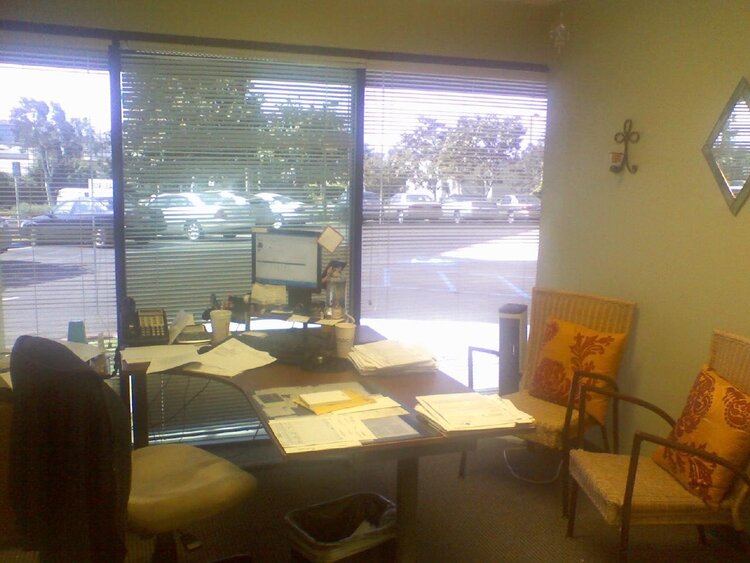 My disasterous office