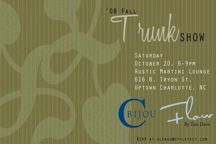 Invitation:Fall 2008 Trunk Show