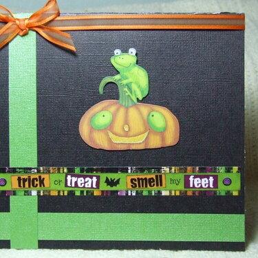 card..trick or treat smell my feet!