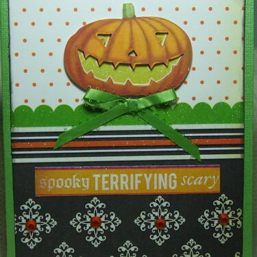 spooky halloween card