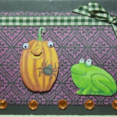 froggy halloween card