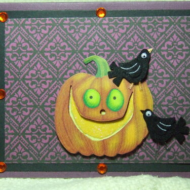 pumpkin card