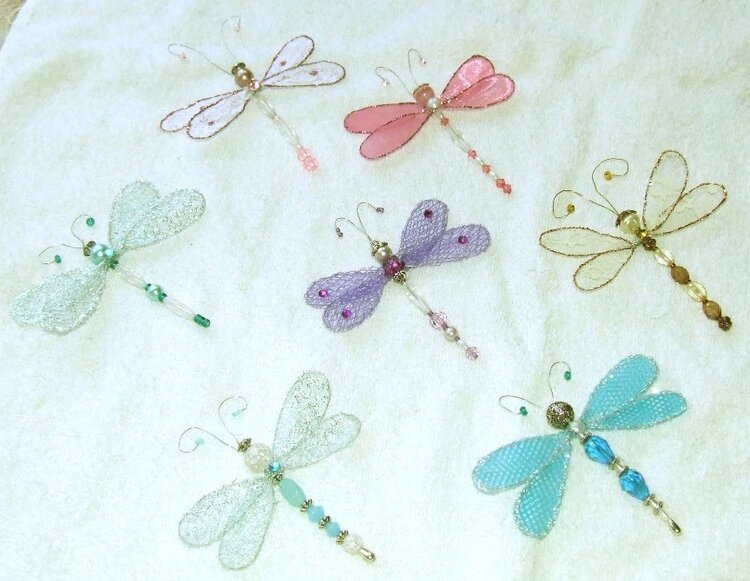 handmade dragonflies