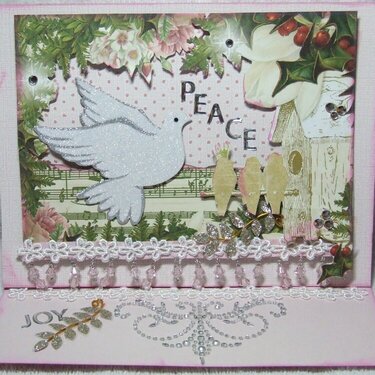 peace easel card
