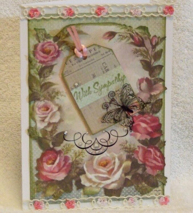 sympathy card