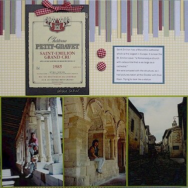 Saint Emilion, France. pg 2