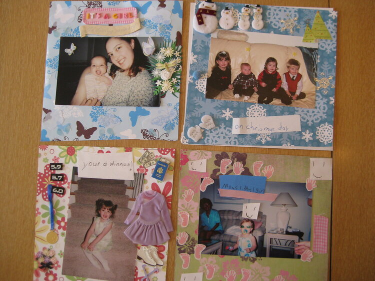 DD first Scrap Pages