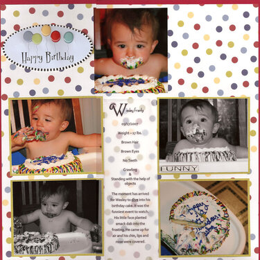 1st Birthday Page 2