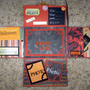 Mini Halloween Purse Card/album
