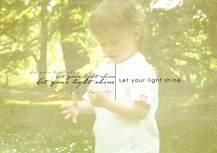 Let your light shine