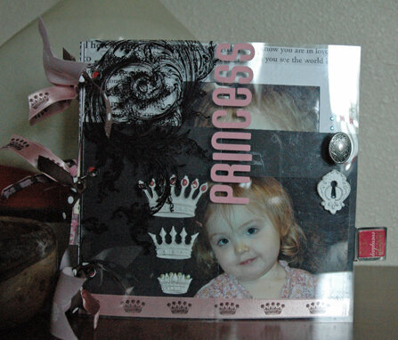Acrylic &amp; PP Princess book
