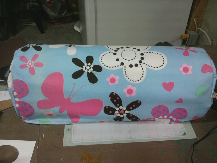 black/white/blue/pink butterfly/flower expression cover