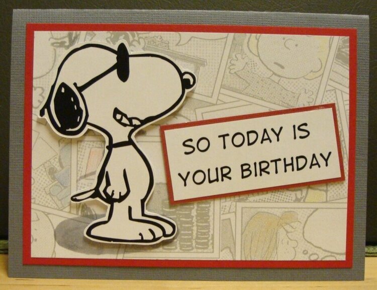 Joe Cool (Snoopy) birthday