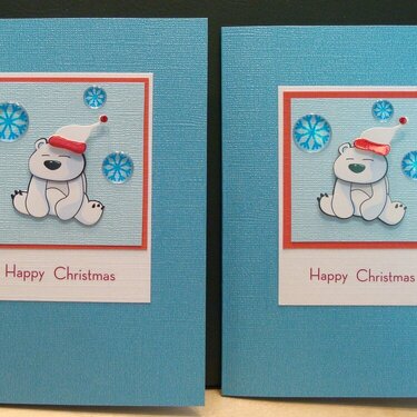 Happy Christmas polar bears