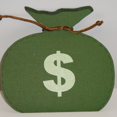 Moneybag giftcard holder