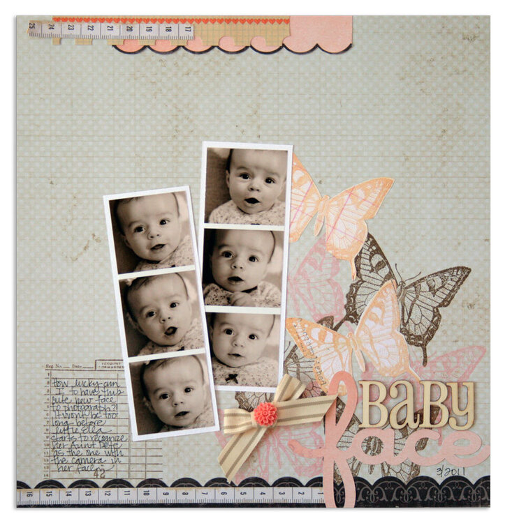 baby face&lt;br&gt;[Scrapbook Trends Oct &#039;12]