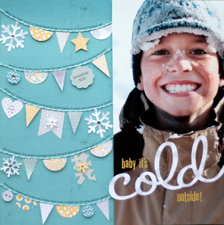baby it&#039;s cold outside&lt;br&gt;{Scrapbook Trends Oct &#039;12}